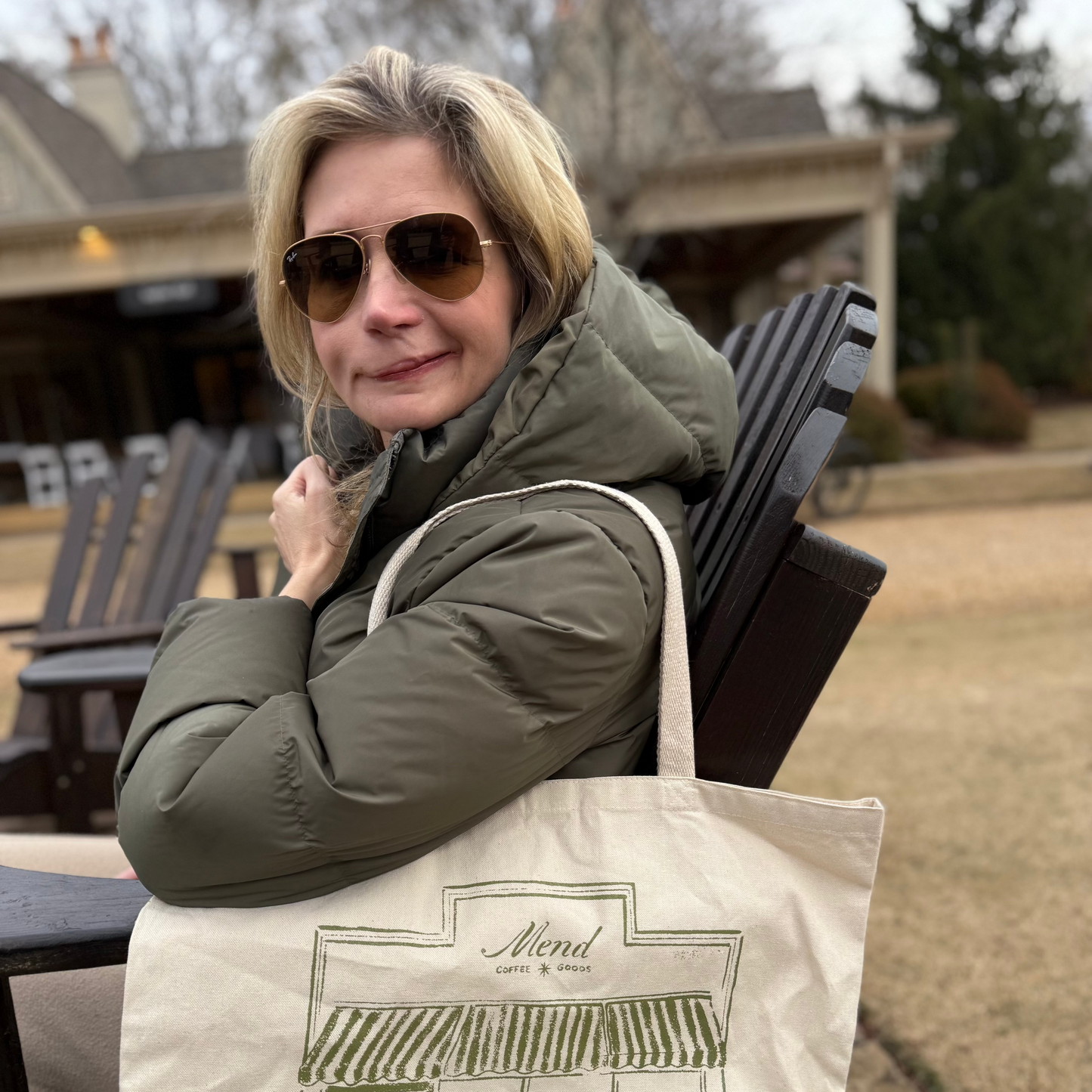 Cafe Canvas Tote Bag