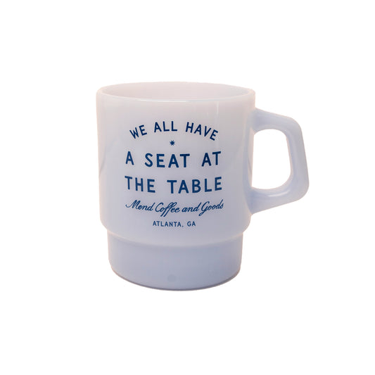 Milk Glass Mug